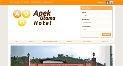Desktop Screenshot of apekutamahotel.com